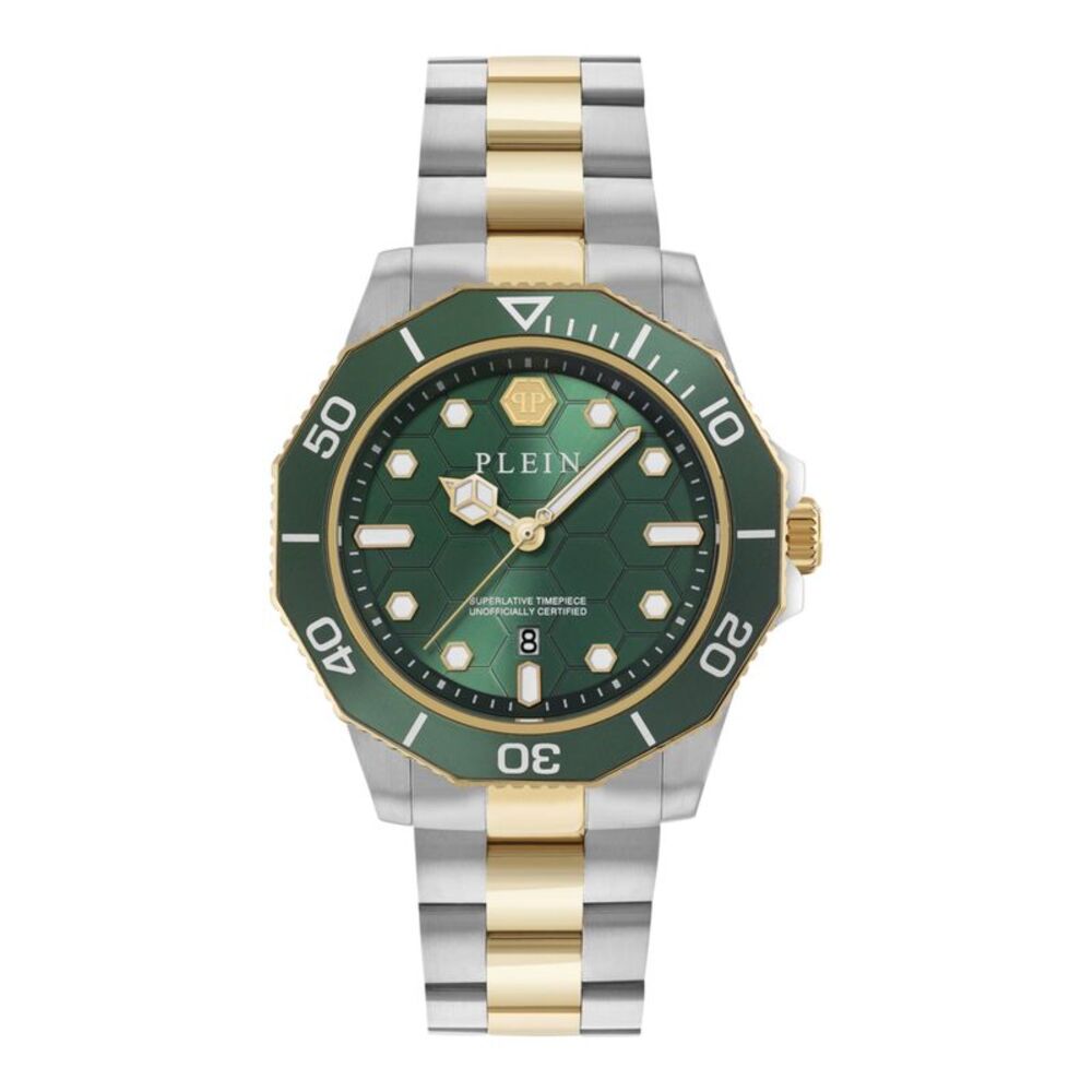 Philipp Plein Aquastorm Silicone Watch Two Tone Mens